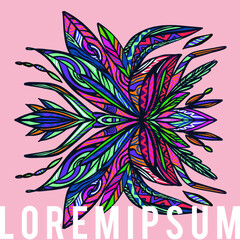 Abstract symmetry illustration shape object vector design-01