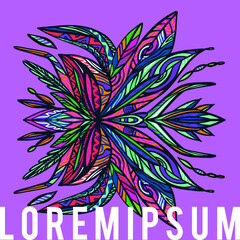 Abstract symmetry illustration shape object vector design-01