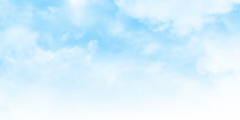 Naklejka na ściany i meble Natural sky beautiful blue and white texture background. blue sky with cloud. 