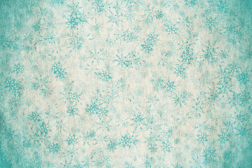 snowflakes on old paper texture