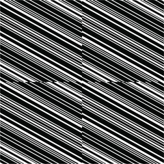 Vector pattern with symmetrical elements . Monochrome striped background.Black patterns.