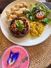 Vegan Food on a Table