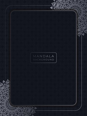 luxury mandala background for wedding invitation card