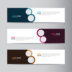 Banner background. Modern template vector design