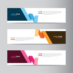 Banner background. Modern template vector design