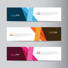Banner background. Modern template vector design