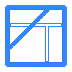 Square Design or layout icon