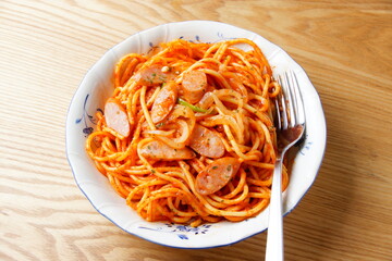 ナポリタン　パスタ
