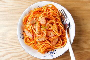 ナポリタン　パスタ