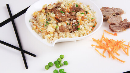 Chinese food wok Rice food