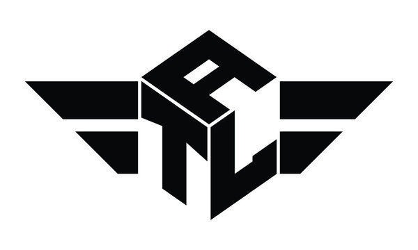 ATL three letter gaming logo in polygon cube shape logo design vector template. wordmark logo | emblem logo | monogram logo | initial letter logo | sports logo | minimalist logo | typography logo |