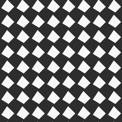 Black grid on white canvas. Vector simple and seamless pattern.