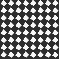 Black grid on white canvas. Vector simple and seamless pattern.