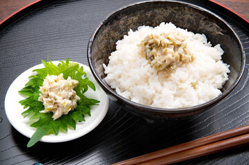 静岡名物のわさび漬け