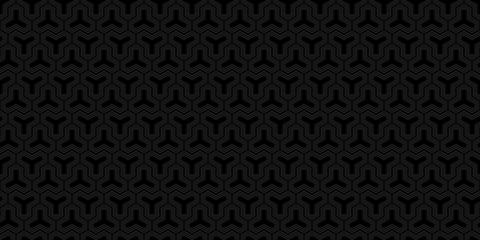 Simple Dark Black Flat Seamless Abstract Vector Illustration Background Art
