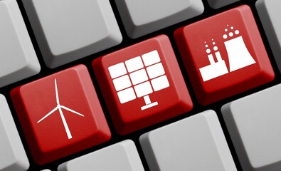 Windernergie, Solar oder Kraftwerk - Erneuerbare Energien und Kohle