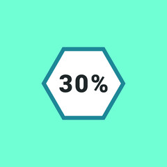  statistics percentage pie chart vector icon illustration sign