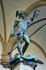 The end of Medusa statue - Florence , Italy 