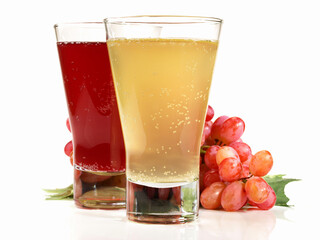 New Wine on white Background - Isolated