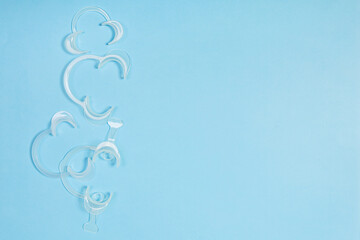 set of several Retractor Dental lip retractor Access to the oral cavity. Wide mouth opening for a...