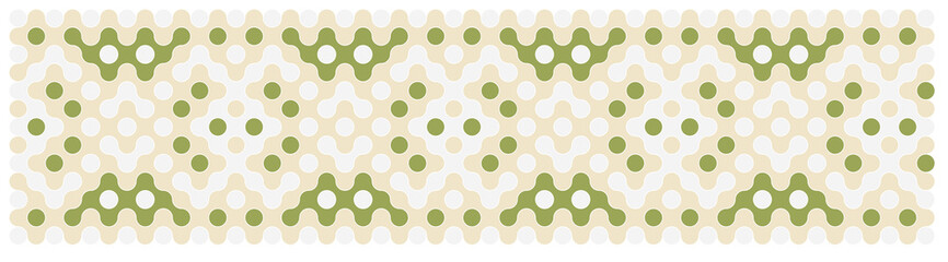 Multicolor truchet tiling connections illustration