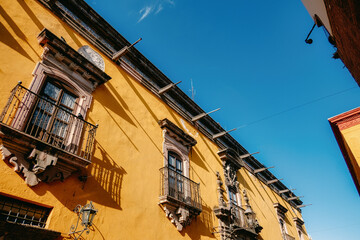 Fototapeta na wymiar Street of San Miguel and Allende Guanajuato