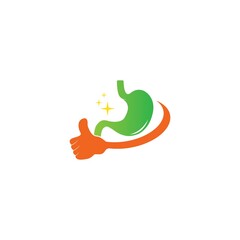 stomach care icon designs concept vector illustration
