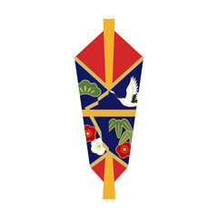 熨斗のベクターイラスト(vector,japan,japanese,gift,present,wrapping)