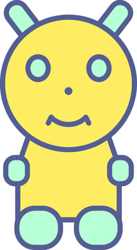 Unique Toys Vector Icon