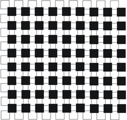 Fototapeta premium Squares seamlessly repeatable pattern in black and white.
