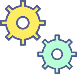 Unique Configurations Vector Icon