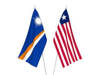 Republic of the Marshall Islands and Liberia flags