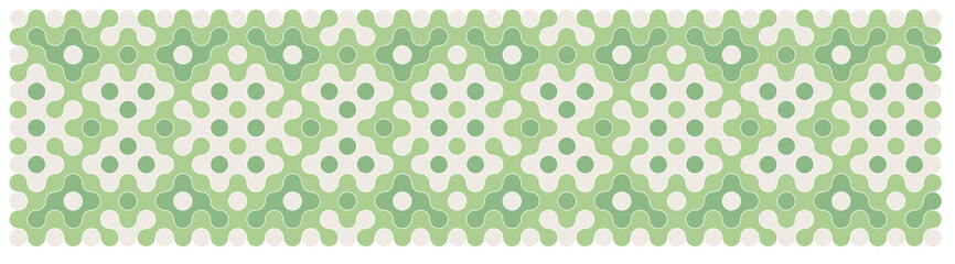 Multicolor truchet tiling connections illustration