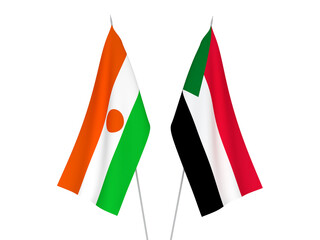 Sudan and Republic of the Niger flags