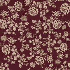 Fototapeta premium unique design floral seamless pattern background