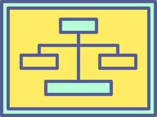 Unique Seo Structure Vector Icon