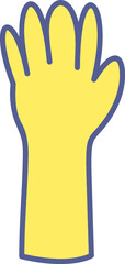 Unique Gloves Vector Icon