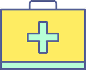 Obraz premium Unique First Aid Vector Icon