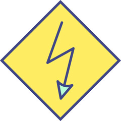 High Voltage Vector Icon