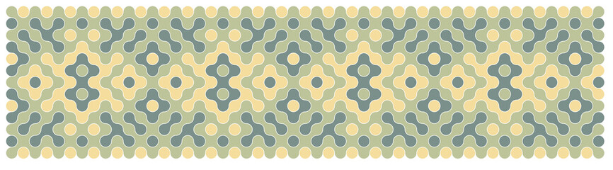 Multicolor truchet tiling connections illustration