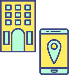 Find Hotel Vector Icon
