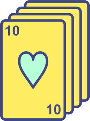 Deck of Cards Vector Icon