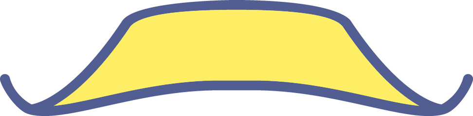 Unique Line Filled Icon