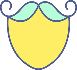 Unique Line Filled Icon