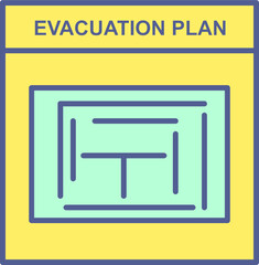 Unique Line Filled Icon