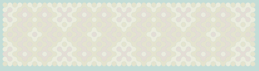 Multicolor truchet tiling connections illustration