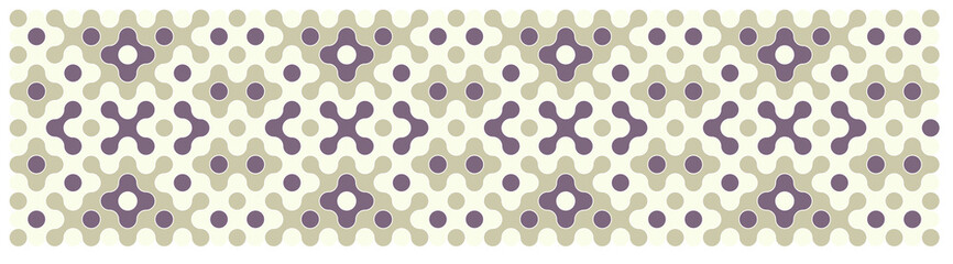 Multicolor truchet tiling connections illustration