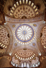 Naklejka premium Blue Mosque (Sultan Ahmeth Camii) year 1616, Istanbul, Turkey, Asia.