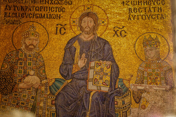 anta Sofia , iglesia de la santa sabiduria,siglo VI.Sultanahmet. Estambul.Turquia. Asia.