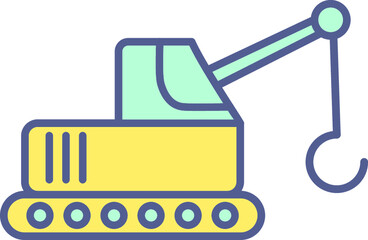 Obraz premium Unique Line filled Icon